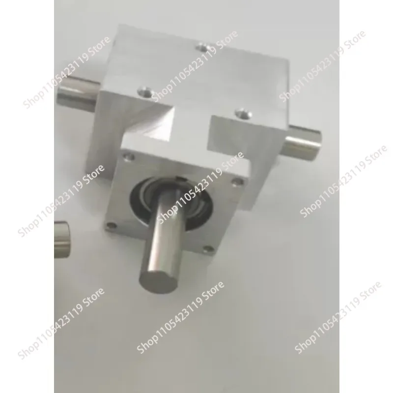 1pcs Angle gear 1:1 helical bevel gear shaft 12mm codirectional double output shaft 90 degree differential gearbox