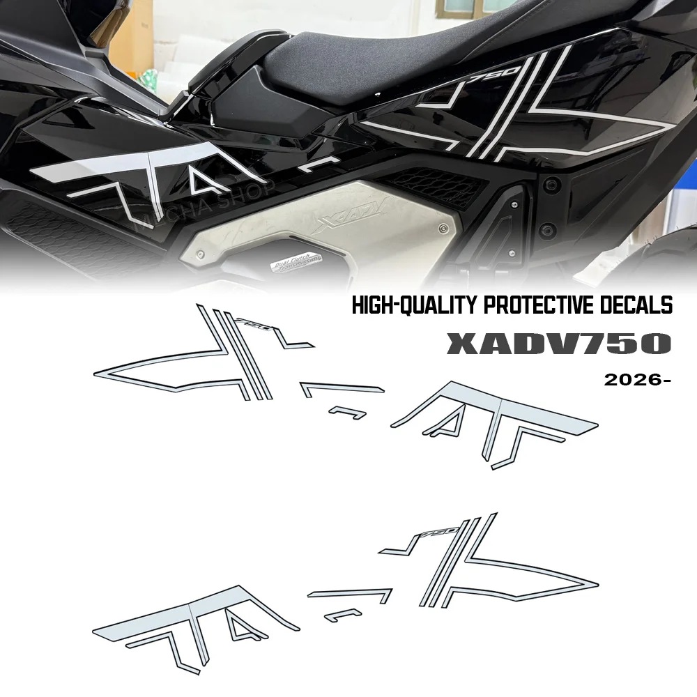 

Fairing Sticker Decoration Decal PVC Glossy Film For XADV750 X ADV 750 2025 2026