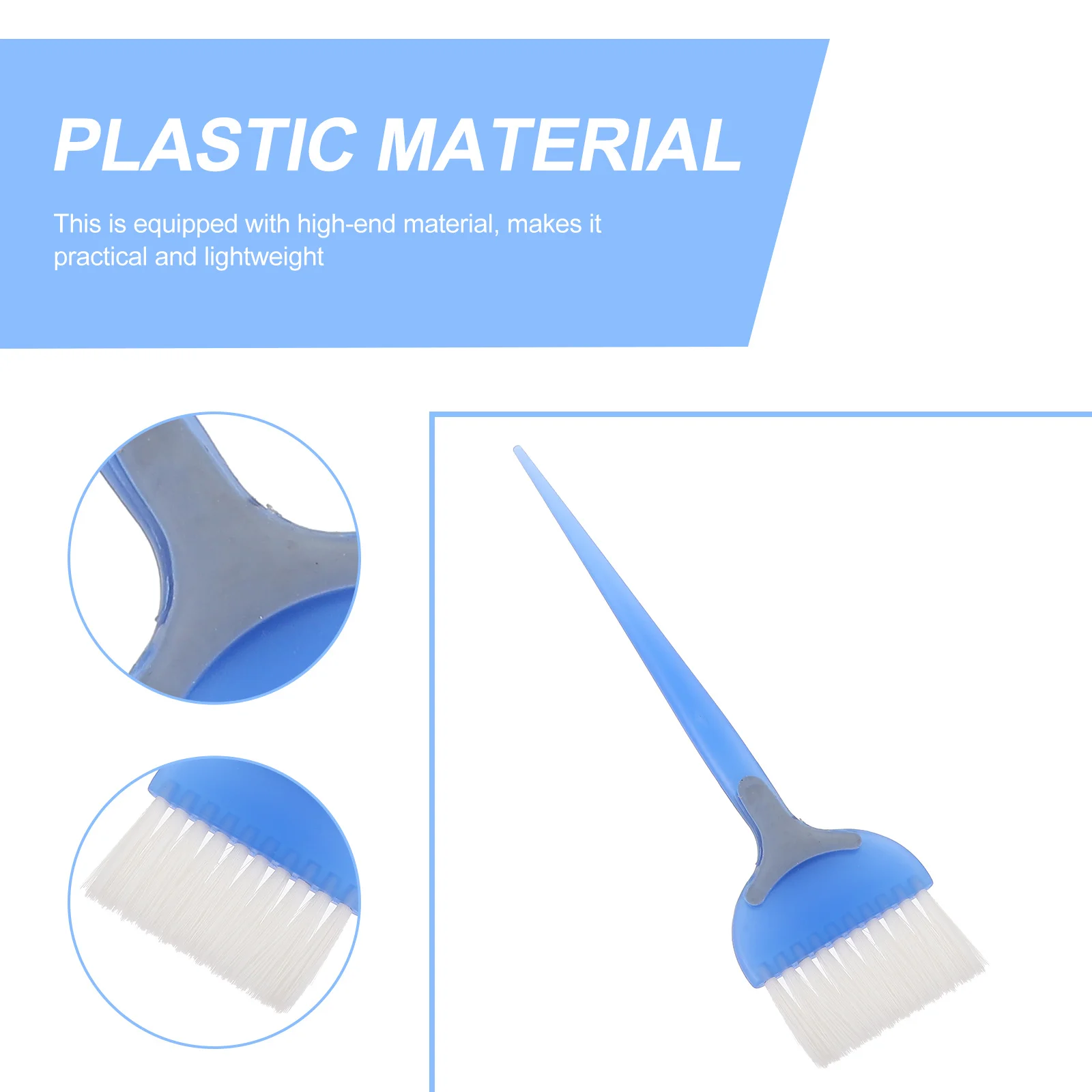 

3Pcs Hair Tint Brushes Essential Hair Dyeing Supply for DIY Color Treatment Portable Lightweight Design for Personal Or Gift Use