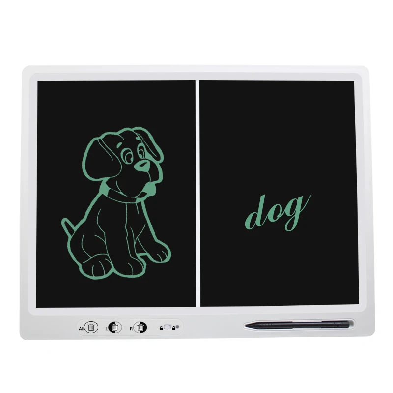 لوحة كمبيوتر لوحي للكتابة LCD مقاس 22 بوصة ألعاب تعليمية للأطفال محمولة #3