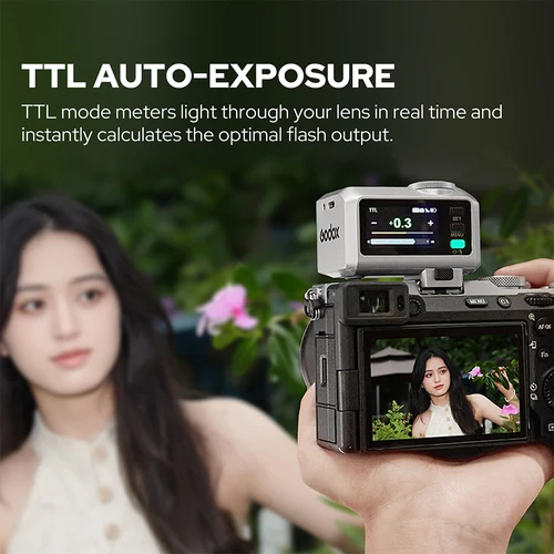 Imagen 2 del producto Godox iT30Pro iFlash Cámara Flash TTL Exposición automática 2.4GHz Pantalla táctil inalámbrica de 2,8 ""para Canon Nikon Sony Fuji Olympus
