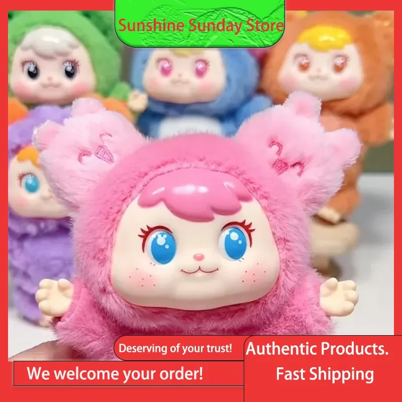 

Genuine Ajioo Baphomet Lamb Plant Elves Series Trendy Vinyl Plush Dolls Gifts Figurines Toys Keychains Rendy Toys Mysterious Box