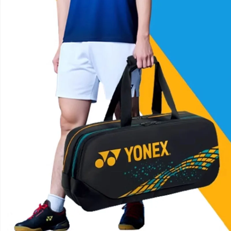 YONEX Tennis Bag Unisex Single Shoulder Badminton Bags Large Capacity Professional Convenient Multi-function Racket Sport Bag