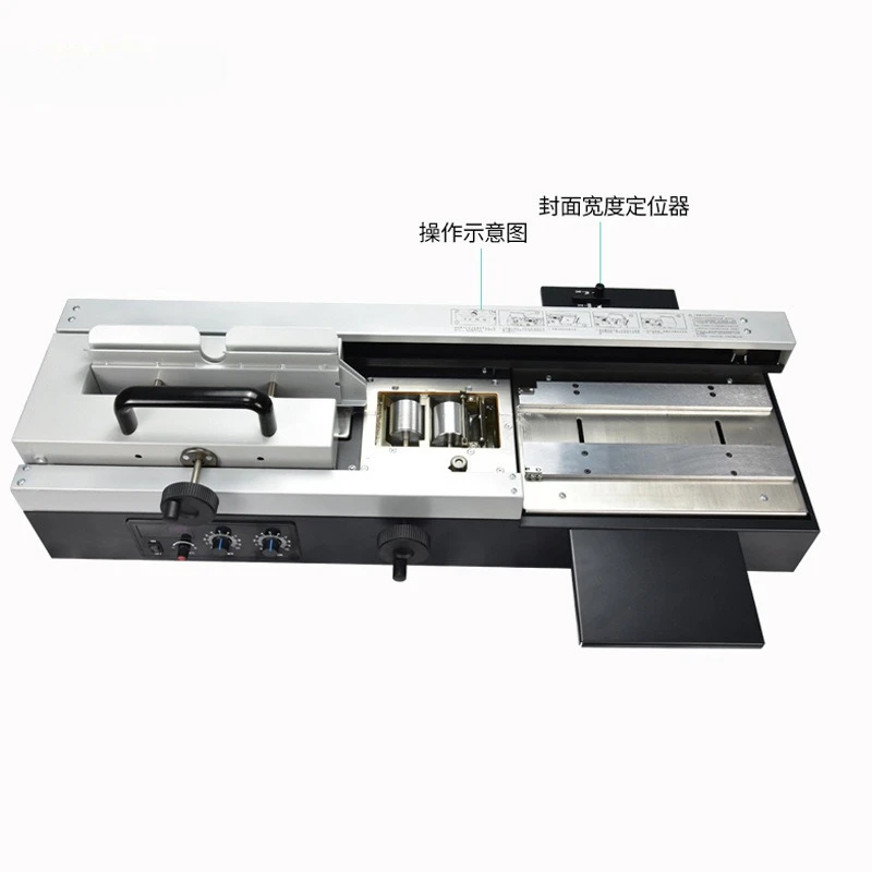 40S Electric Wireless Binding Machine Books Desktop Binding Machine Semi-automatic Hot Melt Binding Machine