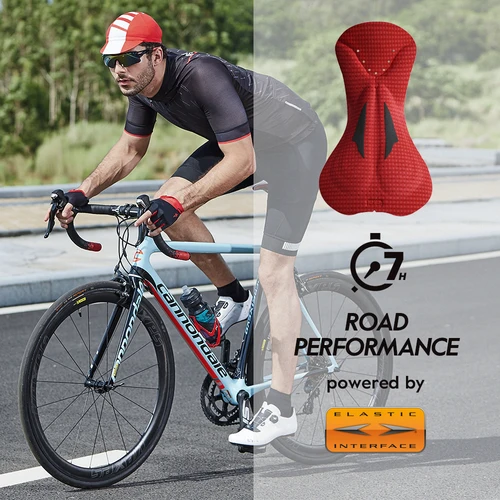Imagen 2 del producto RION-pantalones cortos con pechera de ciclismo para hombre, ropa de ciclismo con almohadilla 3D, distancia Extra larga, 7 horas de interfaz elástica, ajuste profesional