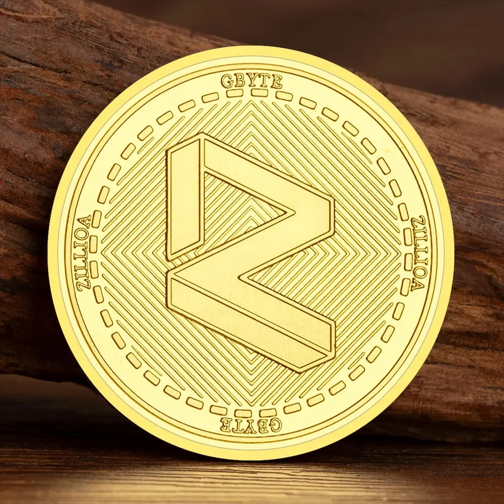 Gold Plated Byteball Cryptocurrency Verge Physical Crypto Souvenirs Coins and Non-currency Commemorative Coin