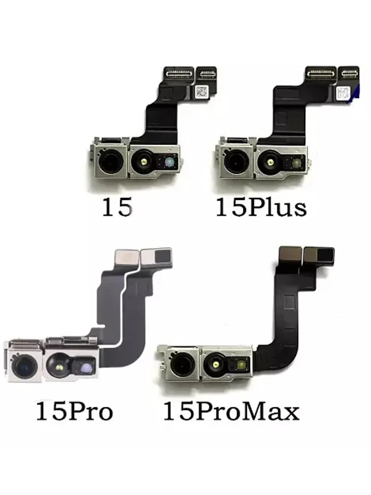 For iPhone 15 Front Camera Module For iPhone 15 Plus 15P Pro MAX Facing Selfie Replacement Mobile Phone Repair Parts