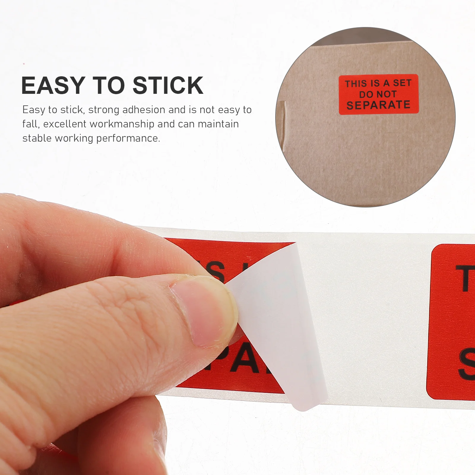1 Roll Warning Shipping Packing Labels Stickers Bright Color Adhesive Shipping Packing Warning Stickers