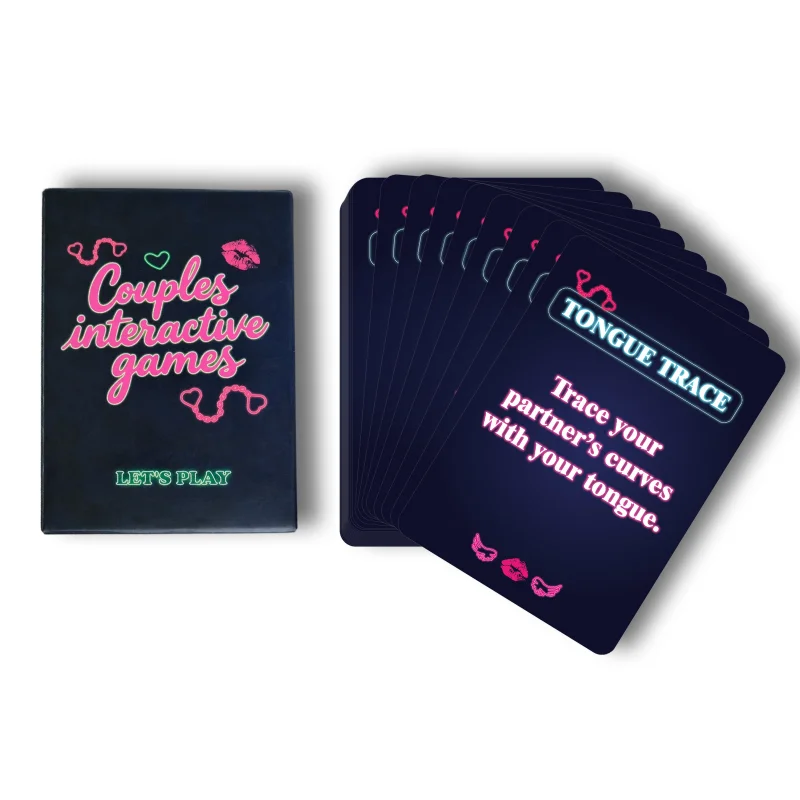 50 New Couples Interactive Cards, Home Entertainment Fun Game Prop Cards