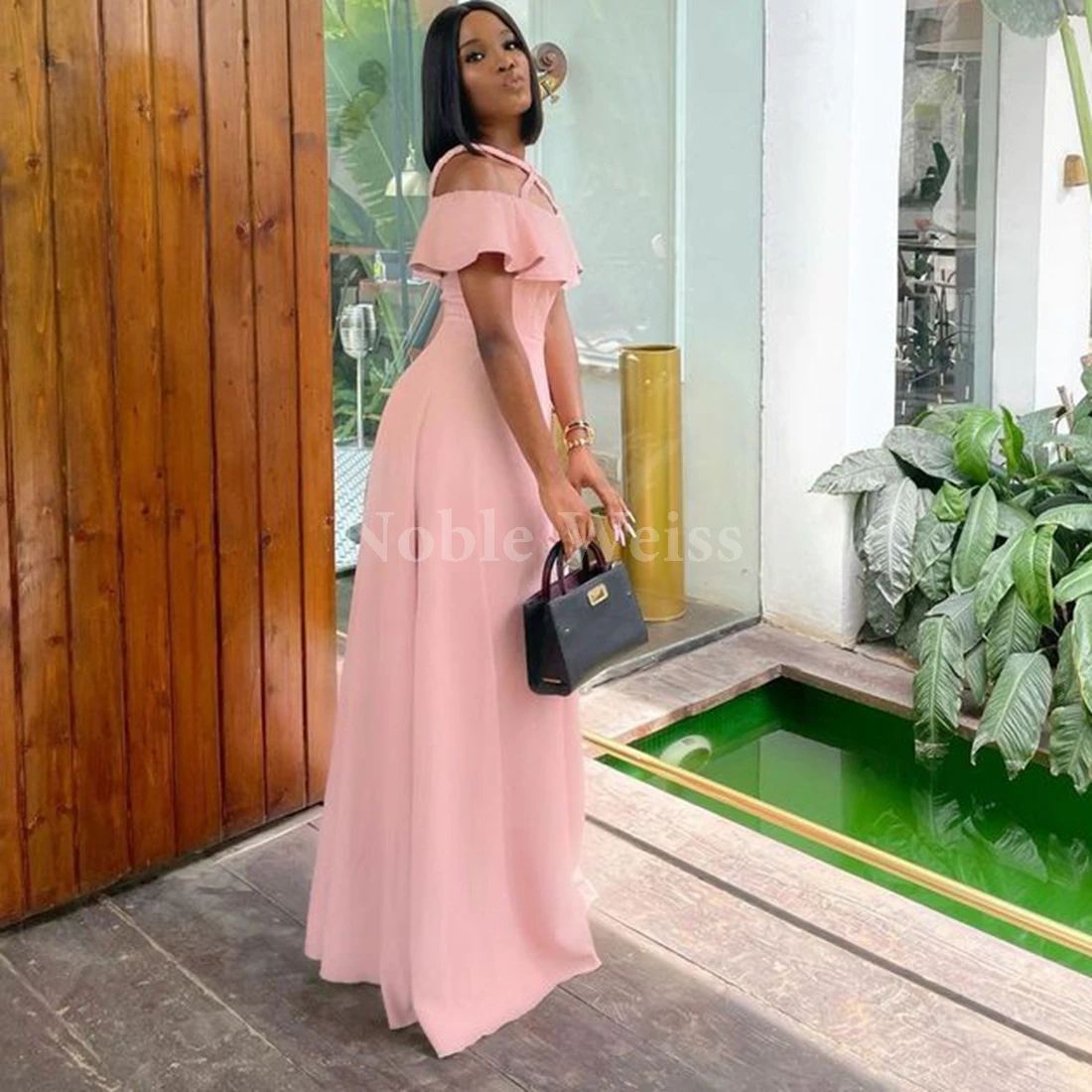 Elegant Satin A-LINE Evening Dresses Long Prom Gown Women Party Customize