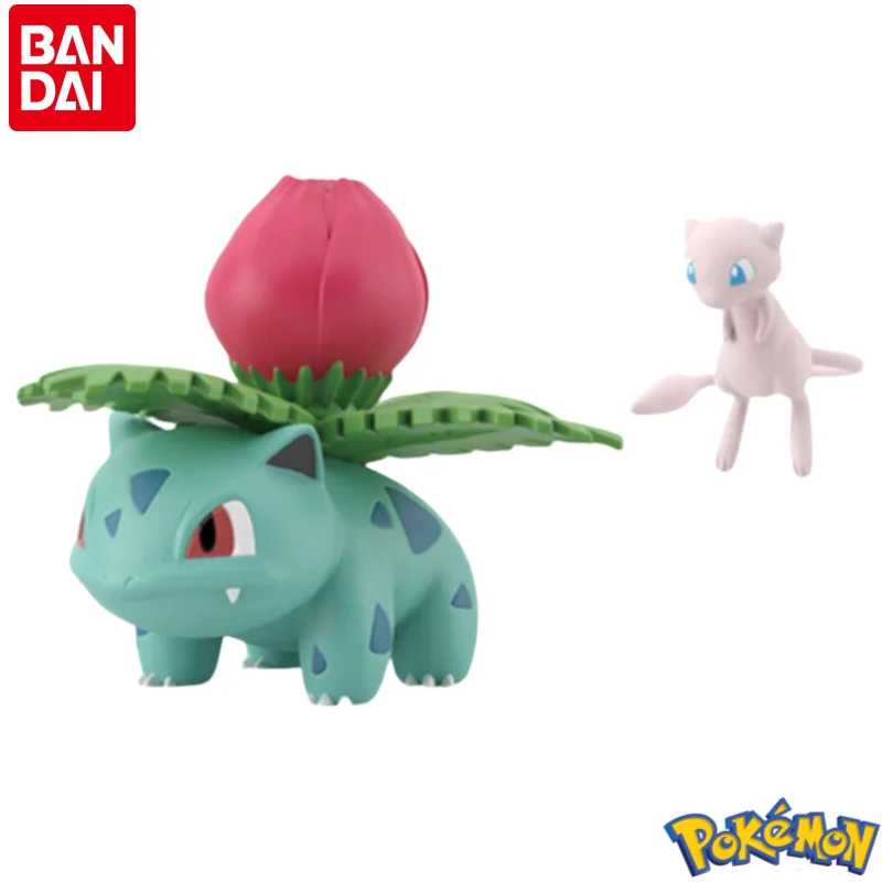 

В наличии оригинальная фигурка Bandai, 100% натуральная фигурка Ivysaur Mew, модель, украшения, статуя, праздничные подарки, товары в стиле аниме, экшн-фигурка