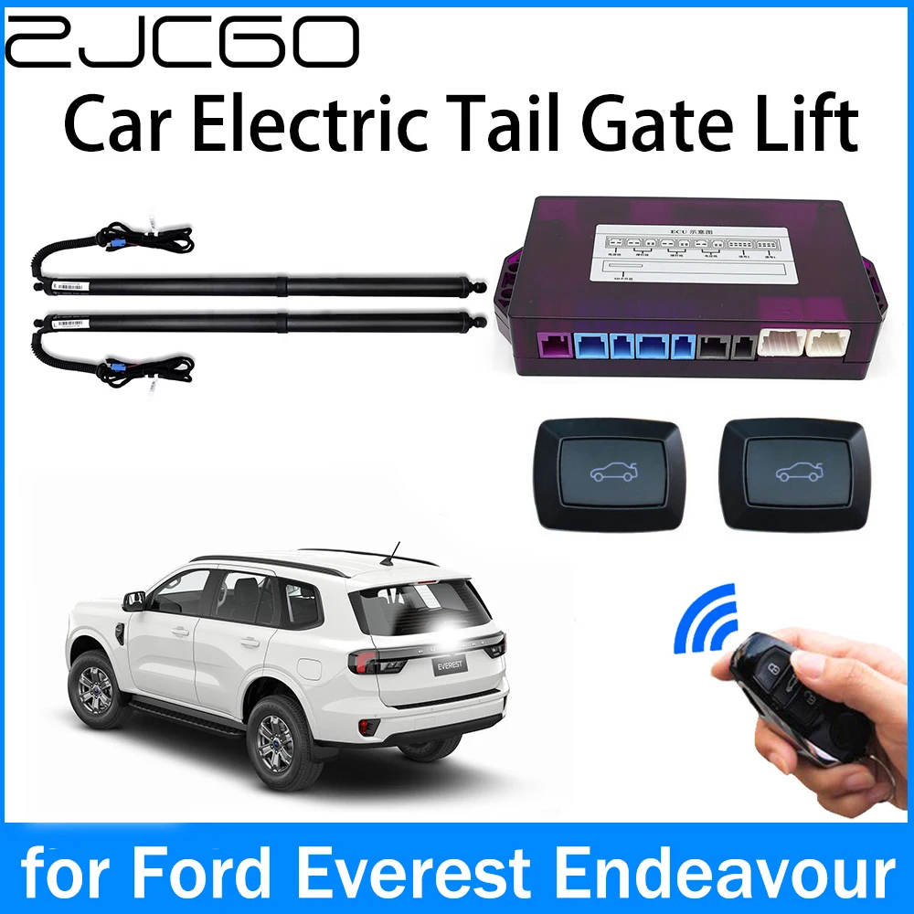 

ZJCGO Car Power Trunk Electric Suction Tailgate Intelligent Tail Gate Lift Strut for Ford Everest Endeavour 2015~2021