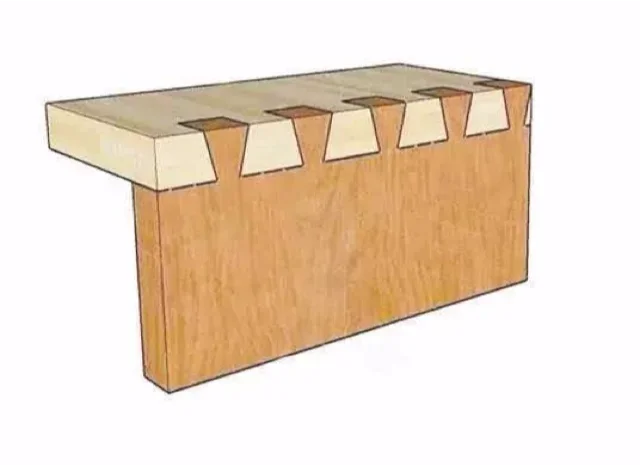 Herramienta de carpintería de cobre y acero inoxidable para carpintero, calibrador de juntas de madera cortadas a mano, marcador de cola de milano, guía