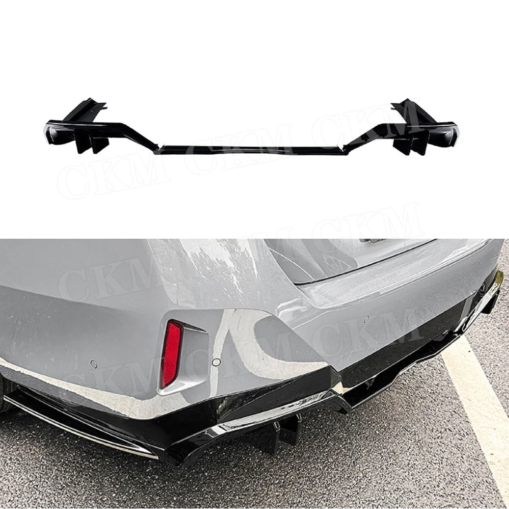 

CKMUUER ABS для BMW 5 серии G60 G68 M Sport 2024 + диффузор заднего бампера, разветвители, спойлер для губ, автомобильные аксессуары, комплекты кузова