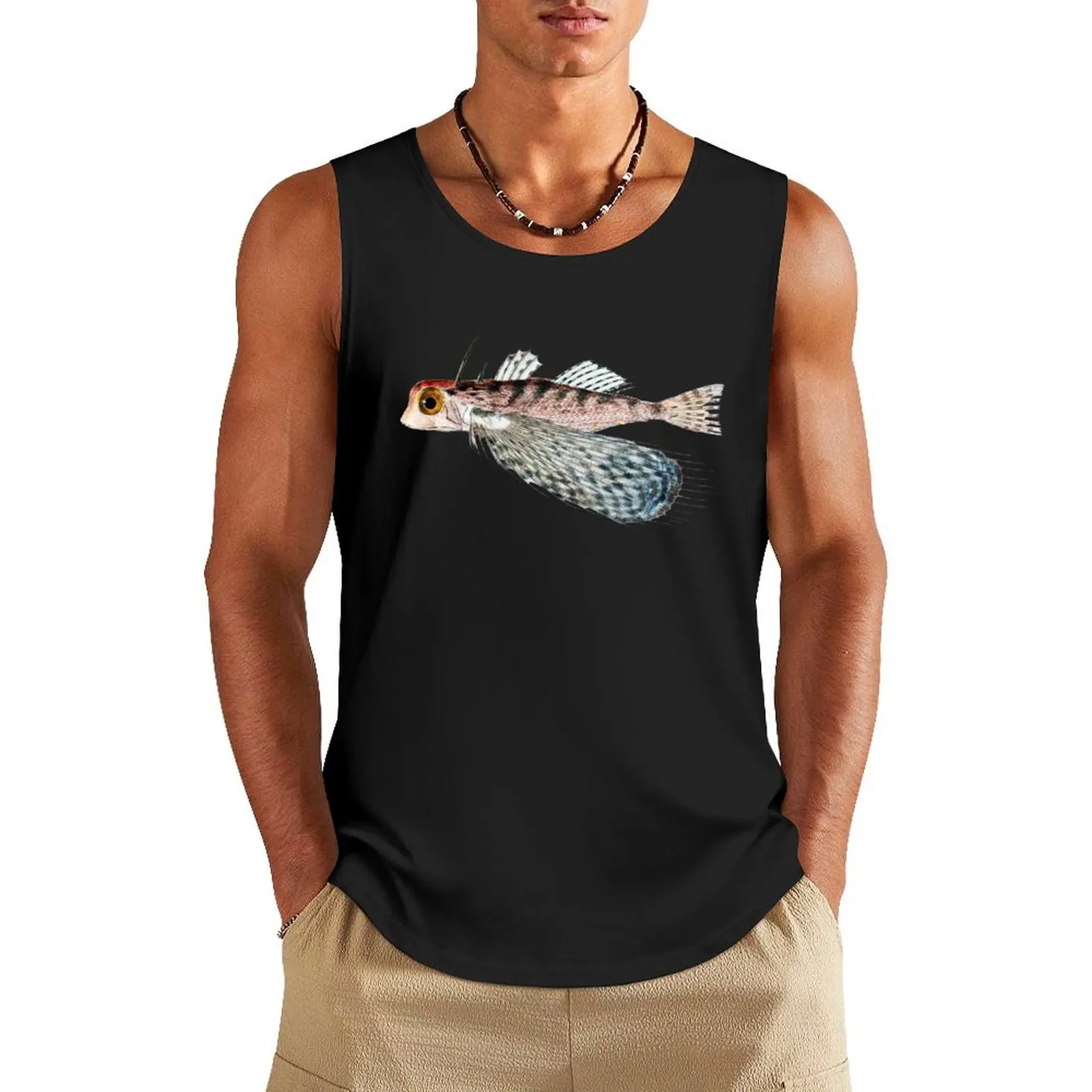 Weird Fish In Search Of The Lost Key Tank Top sleeveless gym shirt man fitness Gym T-shirts for men men clothings