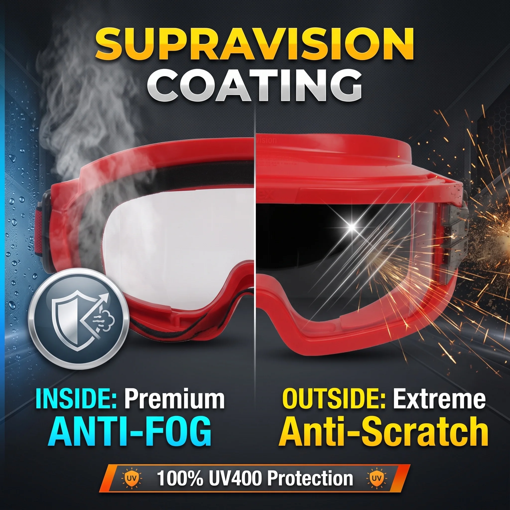 uvex Safety Goggles Anti Fog Scratch Resistant Eye Protection Work Glasses Clear Lentes De Seguridad Gafas De Trabajo
