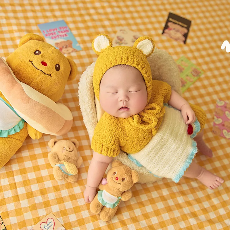 Nuovo tema fotografico per bambini Luna piena Foto Puntelli per bambini Abbigliamento fotografico per bambini Abbigliamento fotografico per bambini pils