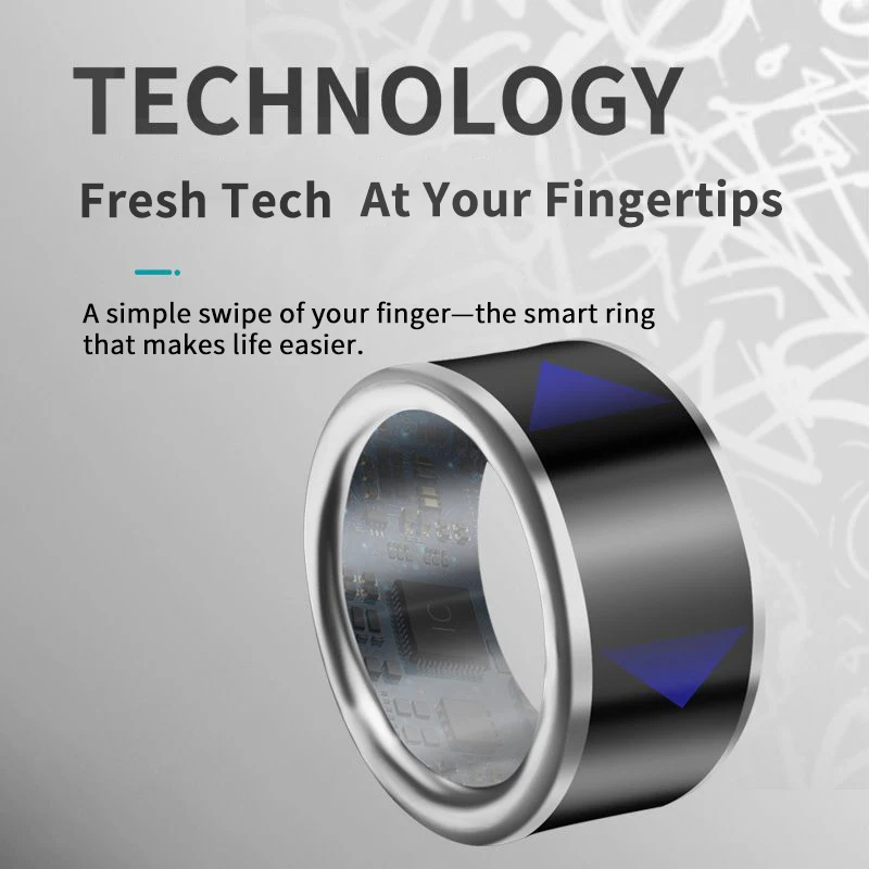 Intelligent touch Bluetooth ring Rechargeable Connect your phone or tablet Video page turning and photo