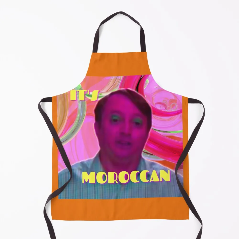 Peep Show: Moroccan Orange Apron kitchen clothes for men carpenter Apron