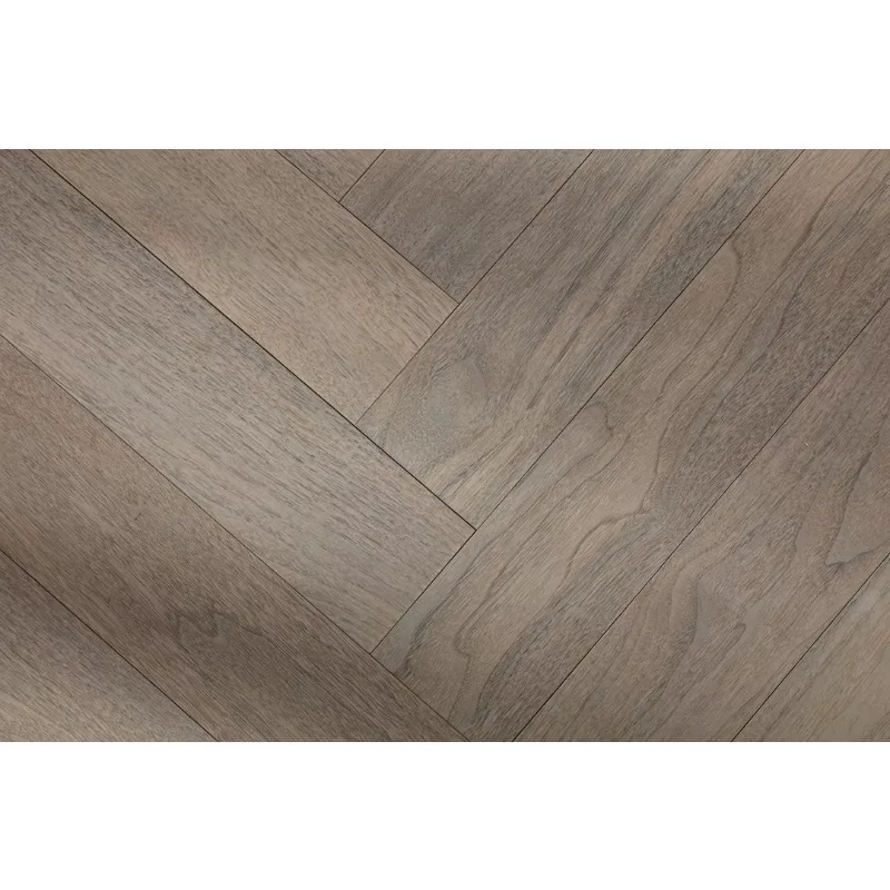 Customized size Herringbone Wood Flooring Engineered Flooring Black Walnut French Style for Home