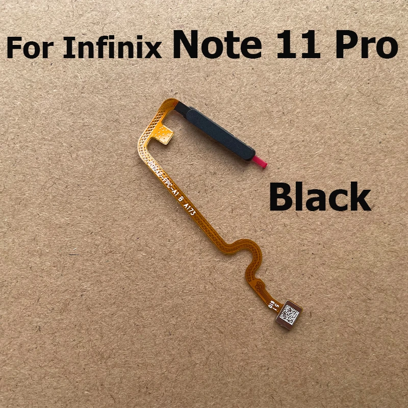 New For Infinix Note 11 Pro Fingerprint Sensor Touch ID Scanner Connector Home Button Menu Flex Cable X697