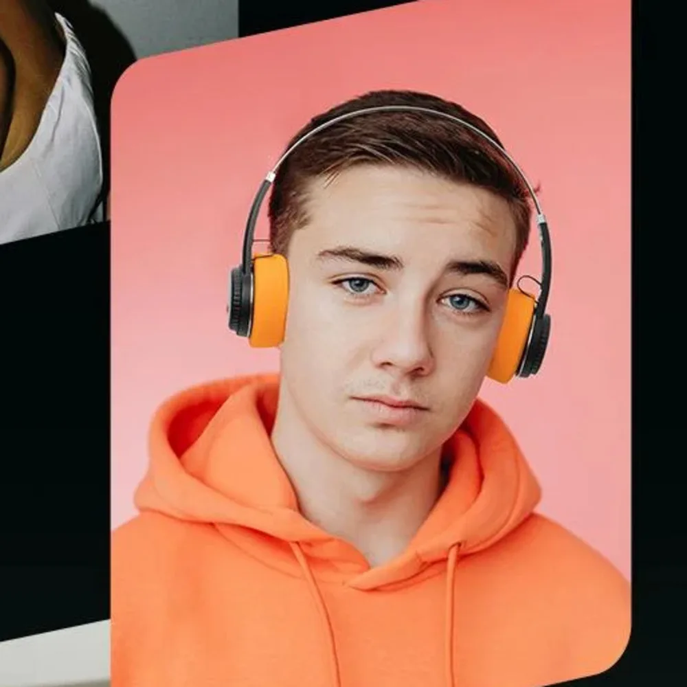 

Wireless Overear Retro Headphones Rechargable Bluetooth6.0 Transparent Headset Volume Rotary Switch Long Battery Noise Reduction