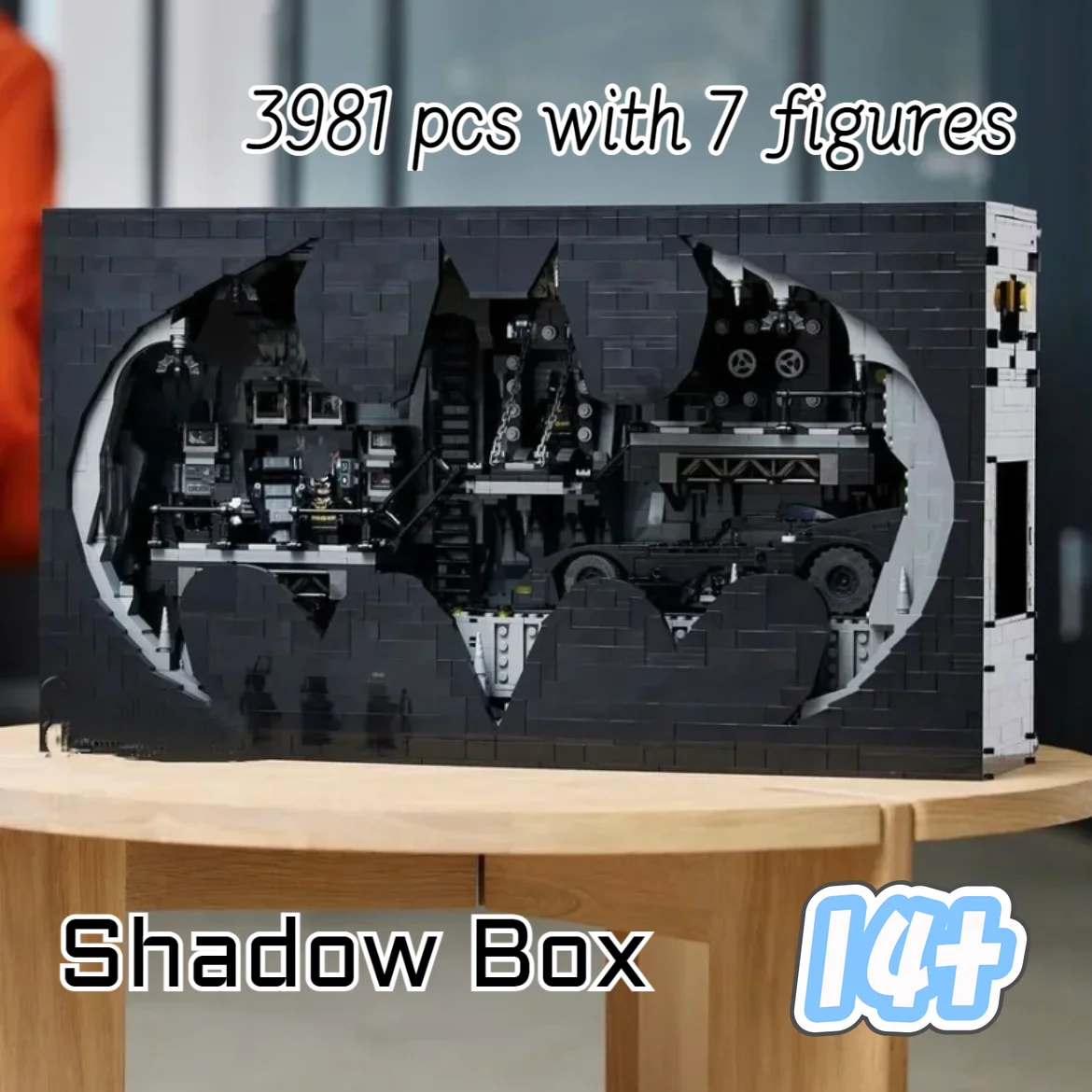 

3981 деталь: Новая классическая серия конструкторов «Бэткейв» (Shadow Box) — модель-головоломка из кирпичиков для подарков на Рождество и День рождения