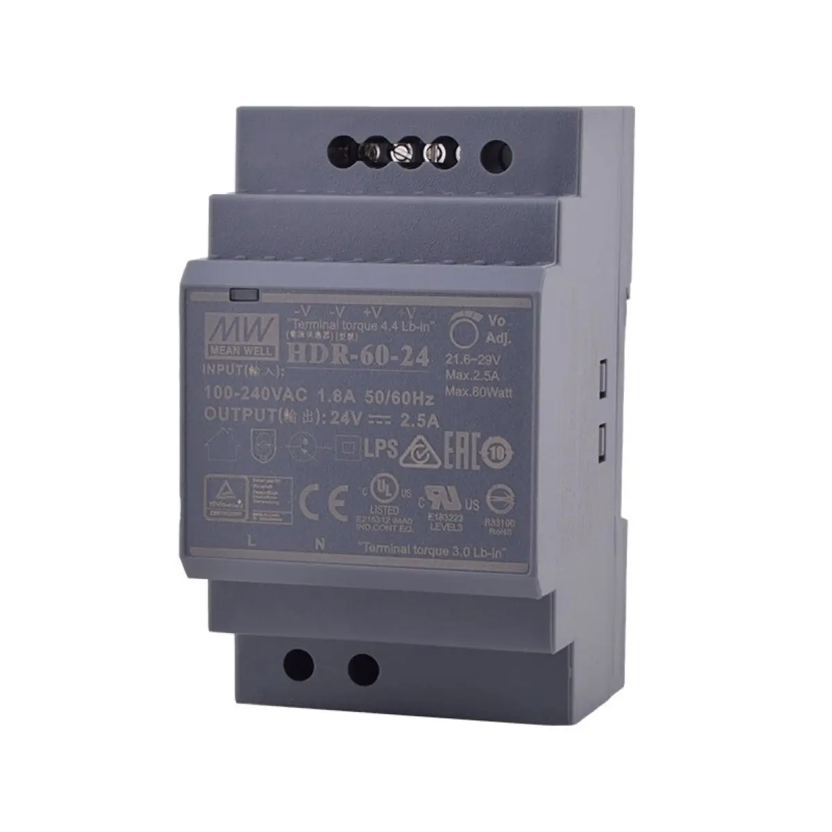 

Импульсный источник питания HDR-60-24