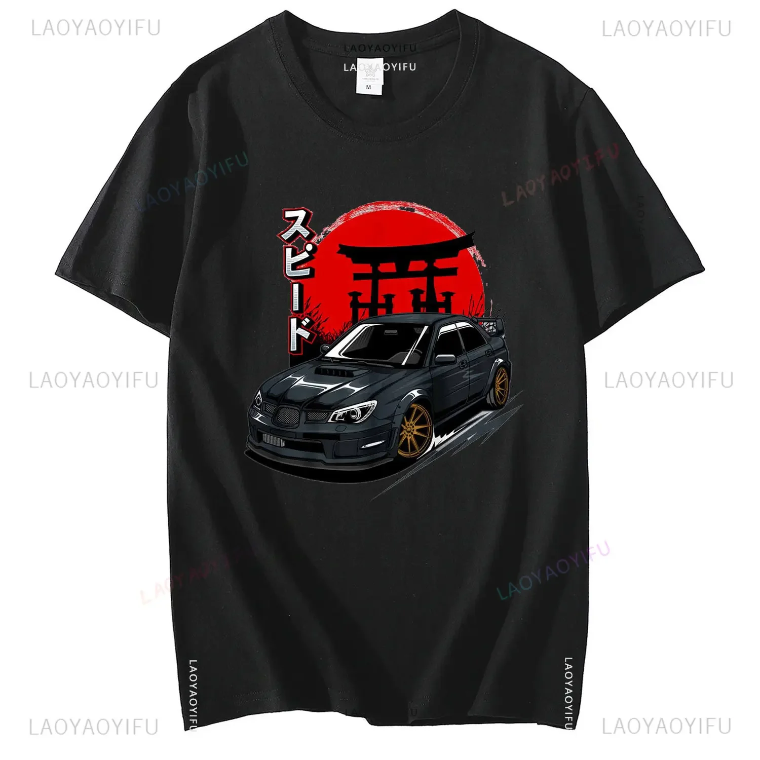 New Summer Men’s Mountain Subie Forester STi Funny Forester SG9 Classic 100%cotton T-Shirt Casual Boy Tees Black Subaru STI Tops