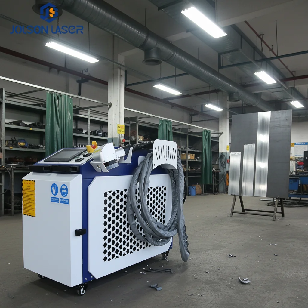 Wholesale Price Factory Stock Portable 2000W Continuous Laser Cleaning Machine For Paint Rust Cleaning