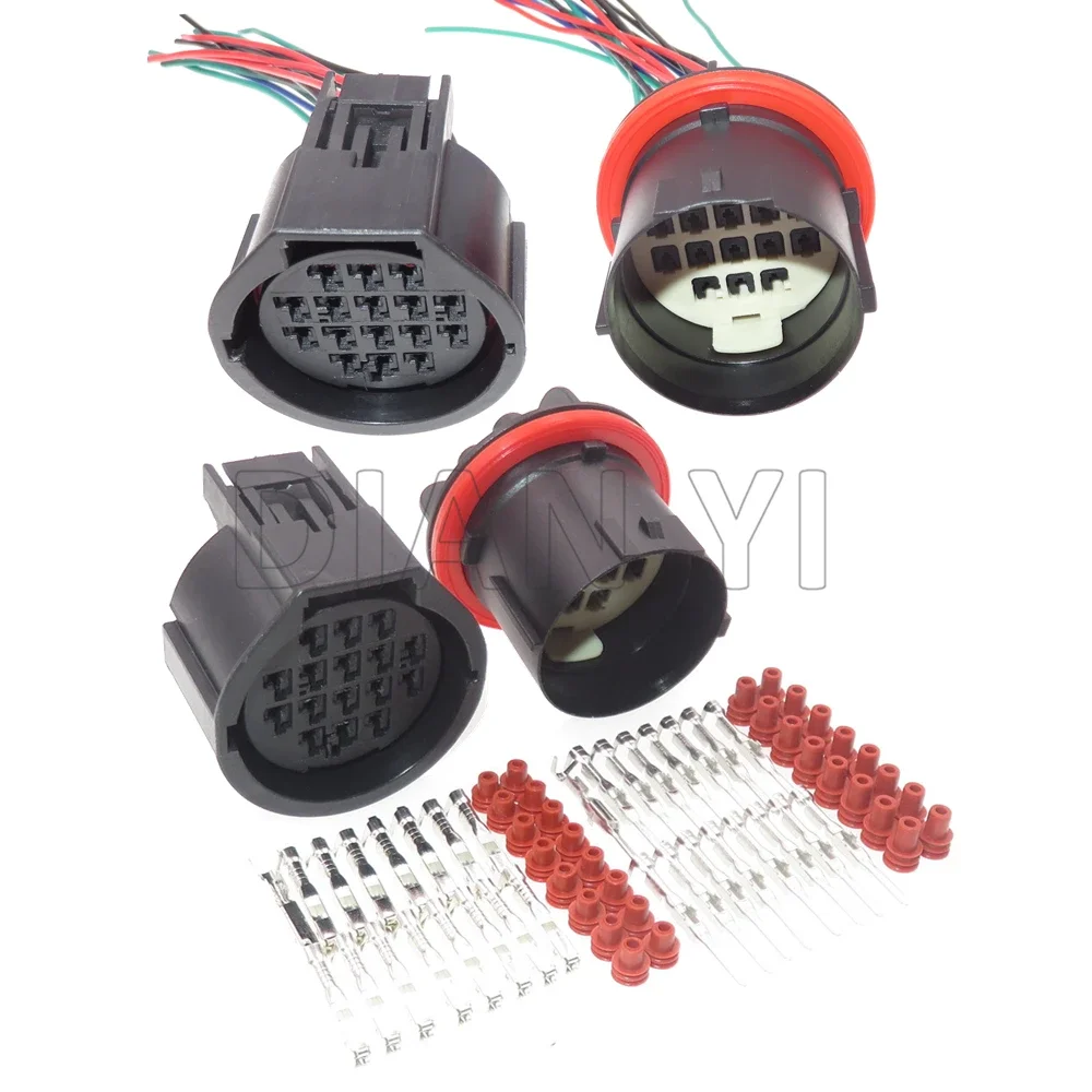 1 ชุด 16 WAY AC ASSEMBLY 7283-3445-30 7282-3445-30 รถยนต์เชื่อมต่อไฟฟ้ารถกันน้ําปลั๊กสายไฟอัตโนมัติซ็อกเก็ต