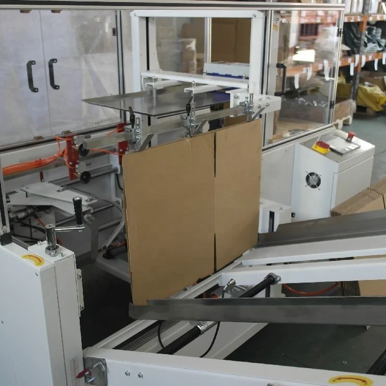 Full Vertical Automatic Packing Machine for Adhesive Tape Carton Box Food Tobacco Foil Paper Plastic Metal Barrel Case Can