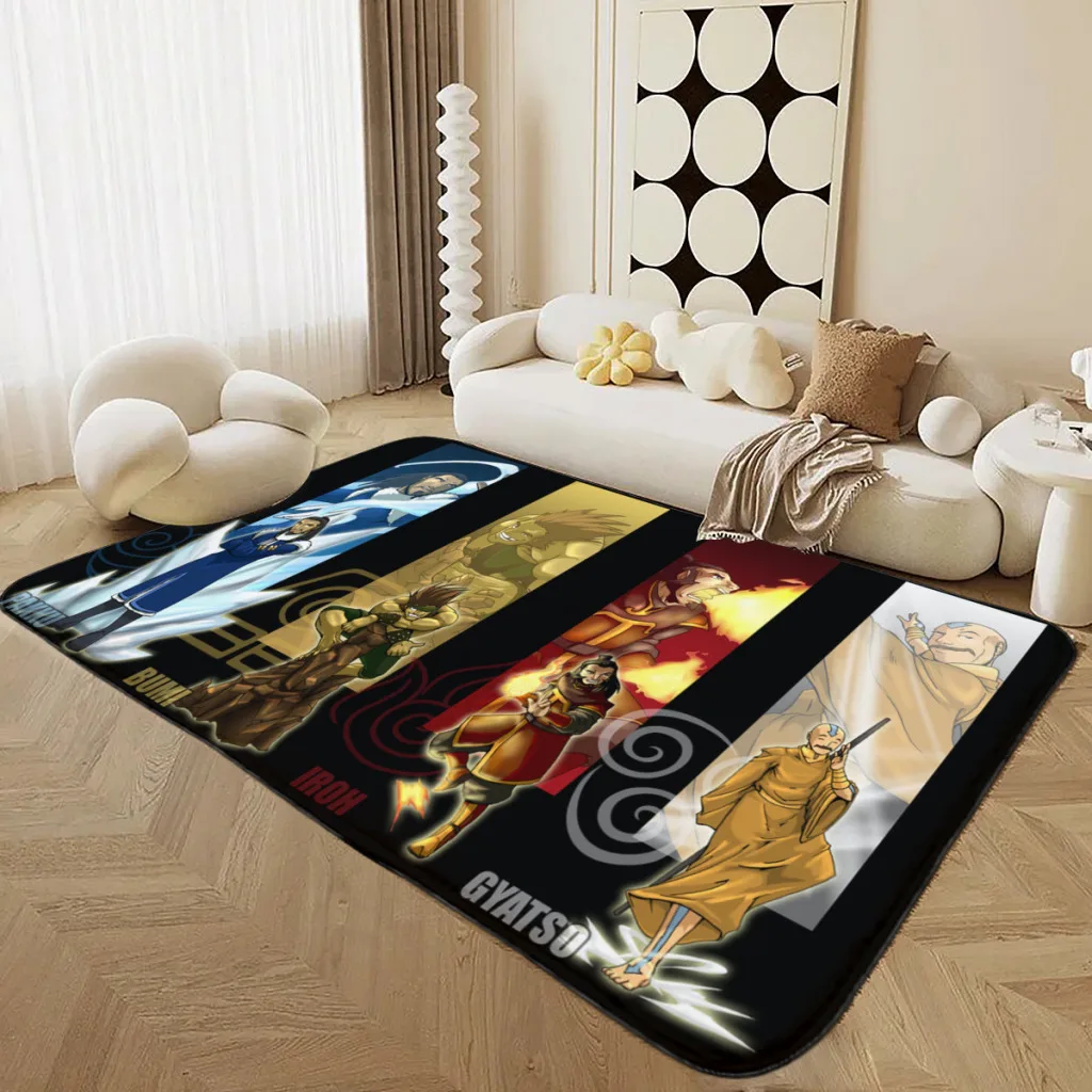 

Classic Anime Avatar The Last Airbender Large Room Rugs Carpet Flannel Home Decorations