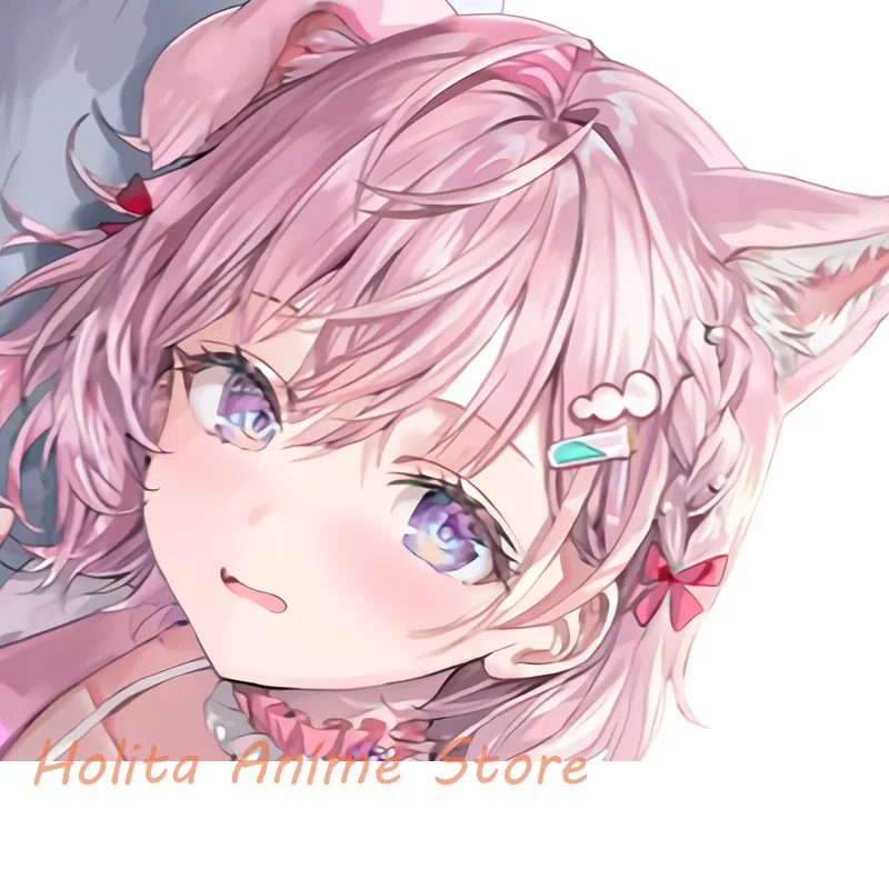 Dakimakura Anime Hakui Koyori Vtuber Double-sided Print 2WAY Life-size Body Pillow Cover Pillowcase