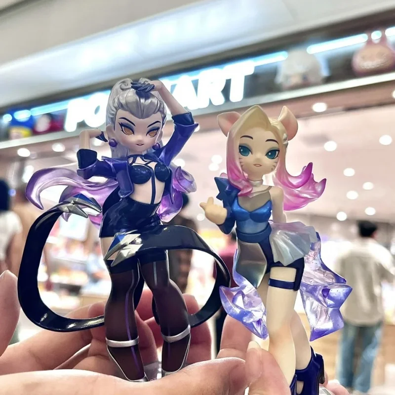 Original New Product K/Da All Out League Of Legends Series Blind Box Ali Kasha Handmade Desktop Exquisite Ornament Gift Toy