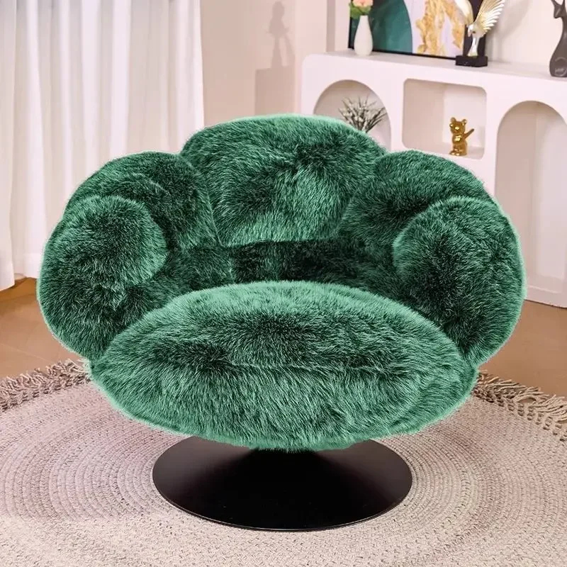 كرسي أريكة فاخر للمشاهير على الإنترنت بتصميم تحسين المنزل قابل للدوران