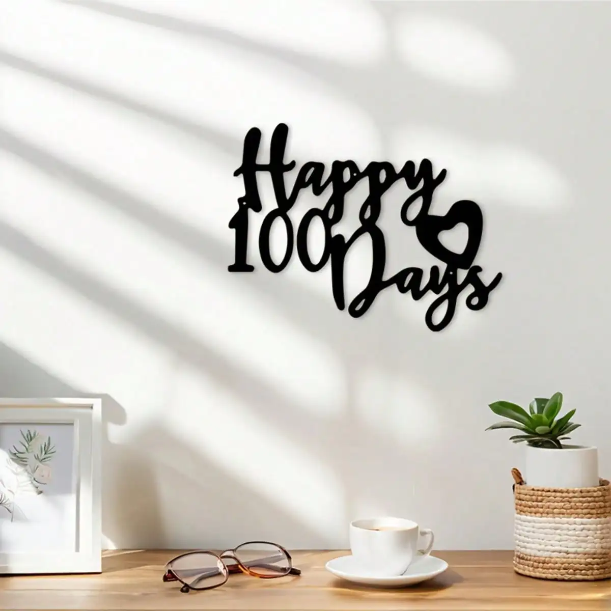 Brand Metal Wall Art Iron Sign Raised Number Nursery Decor Indoor Outdoor Mountable Hanging Plaque for Newborn Party