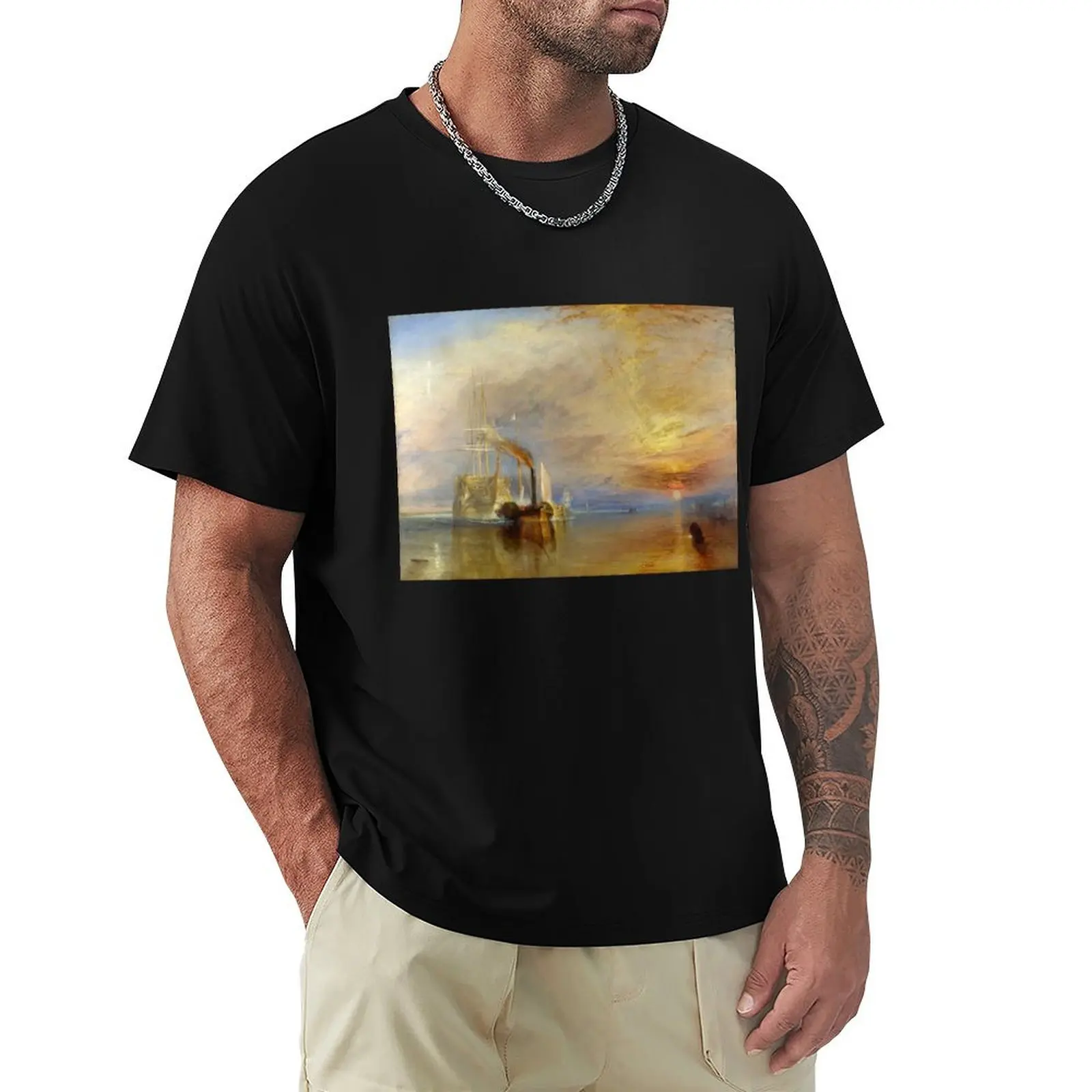 The Fighting Temeraire by J. M. W. Turner (1838) T-Shirt vintage t shirts Blouse custom t shirt boys whites men graphic t shirts