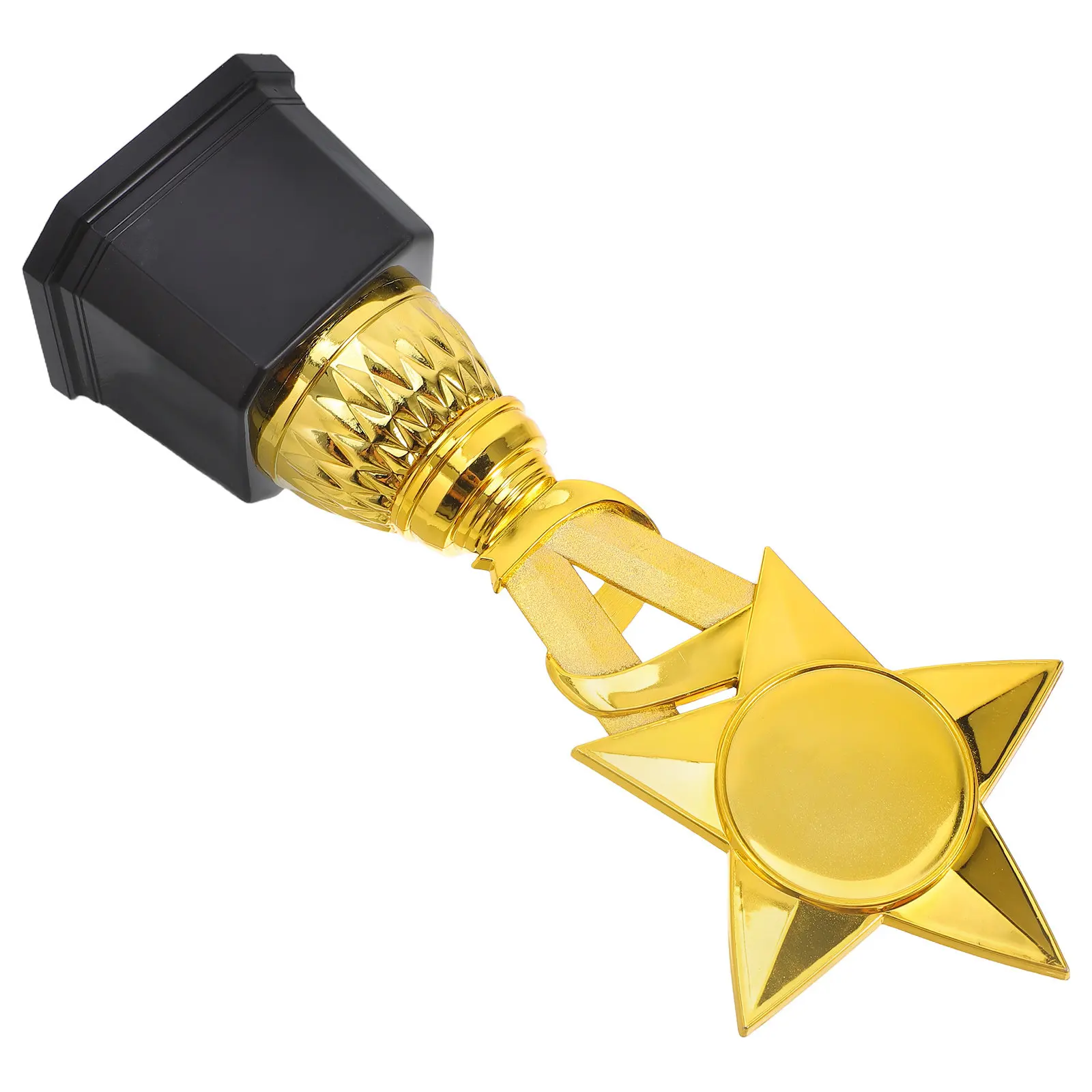 

25Cm Lightweight Plastic Ribbon Star Trophy Cup for Youth Competitions Talent Shows Graduation Parties Award Trophy