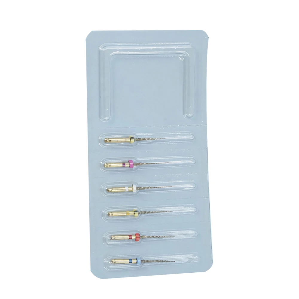 1Pack pro Taper Gold Root Canal Dental Rotary Files Assorted Endodontic Files 6pcs 21mm 25mm 31mm