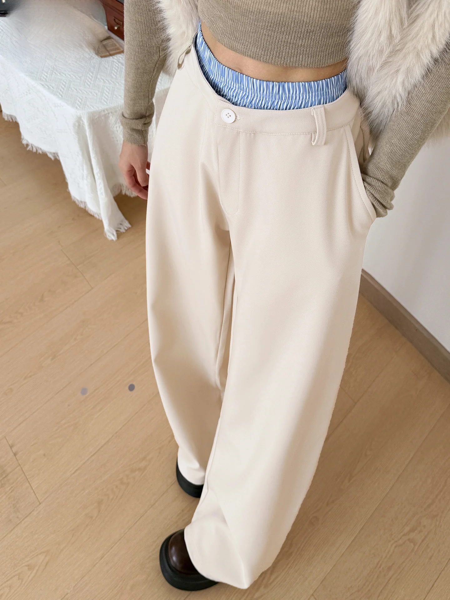 

Женские летние брюки с высокой талией, свободного кроя, новинка, драпированные, широкие, в пол, для комфортного отдыха