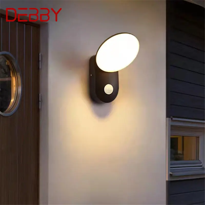 

DEBBY Contemporary Simple Wall Lamp LED Waterproof Vintage Sconces Light for Outdoor Home Balcony Corridor Courtyard Decor