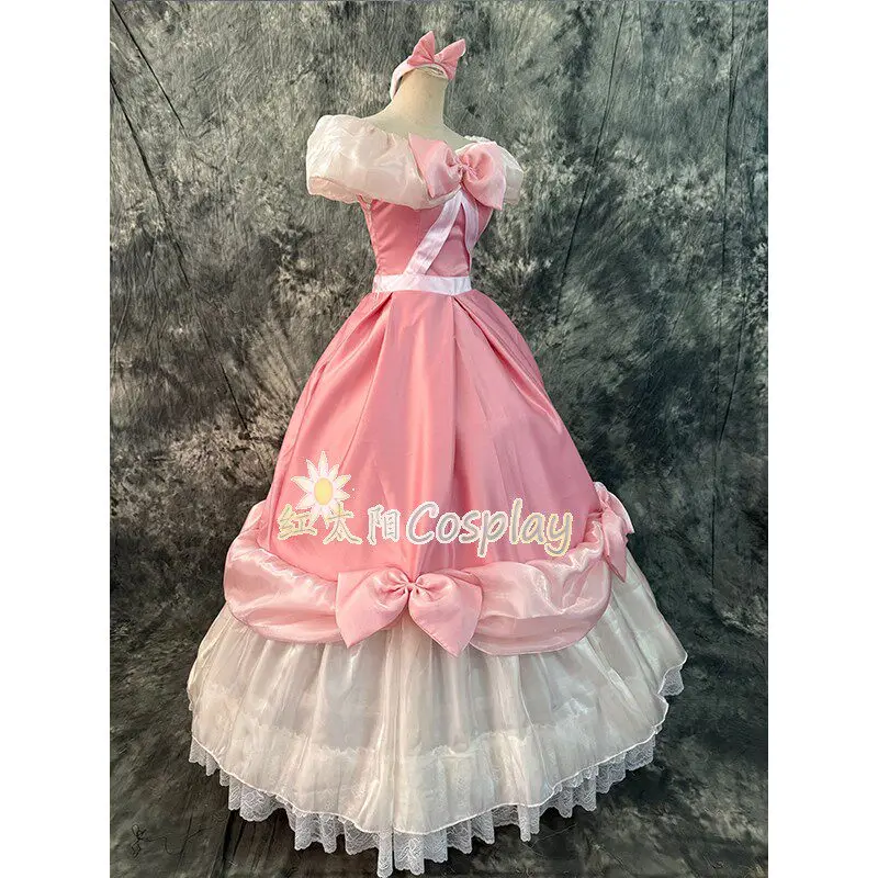 Disney Potdemiel Aurora Cosplay Costume Pink Princess Gown Adult for Christmas Halloween Carnival Stage Show view 3