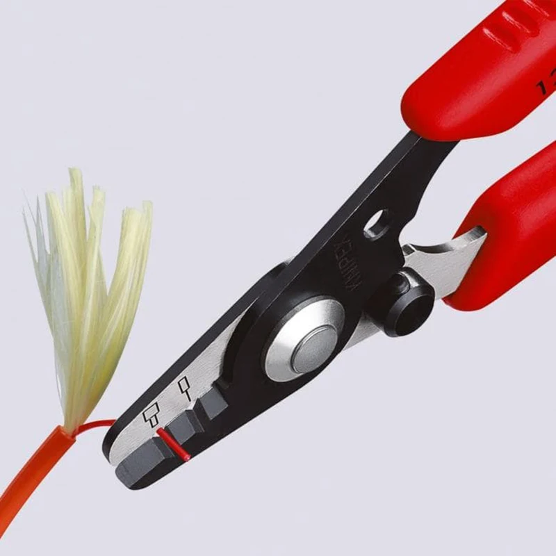 KNIPEX 12 82 130 SB Wire Stripper for Fibre Optics