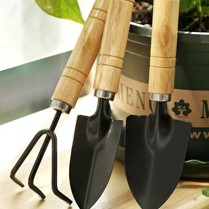 tools Three-piece set shovels rake garden plants garden potted succulent planting tools convenient and labor-saving garden tools