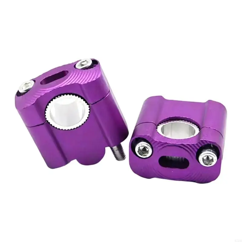 M76E Paar Motorrad-Lenkerklemmen aus bearbeitetem Aluminium, 7/8 Zoll bis 1-1/8 Zoll Stangenmontage mit 20 mm Hub für – Detail 4