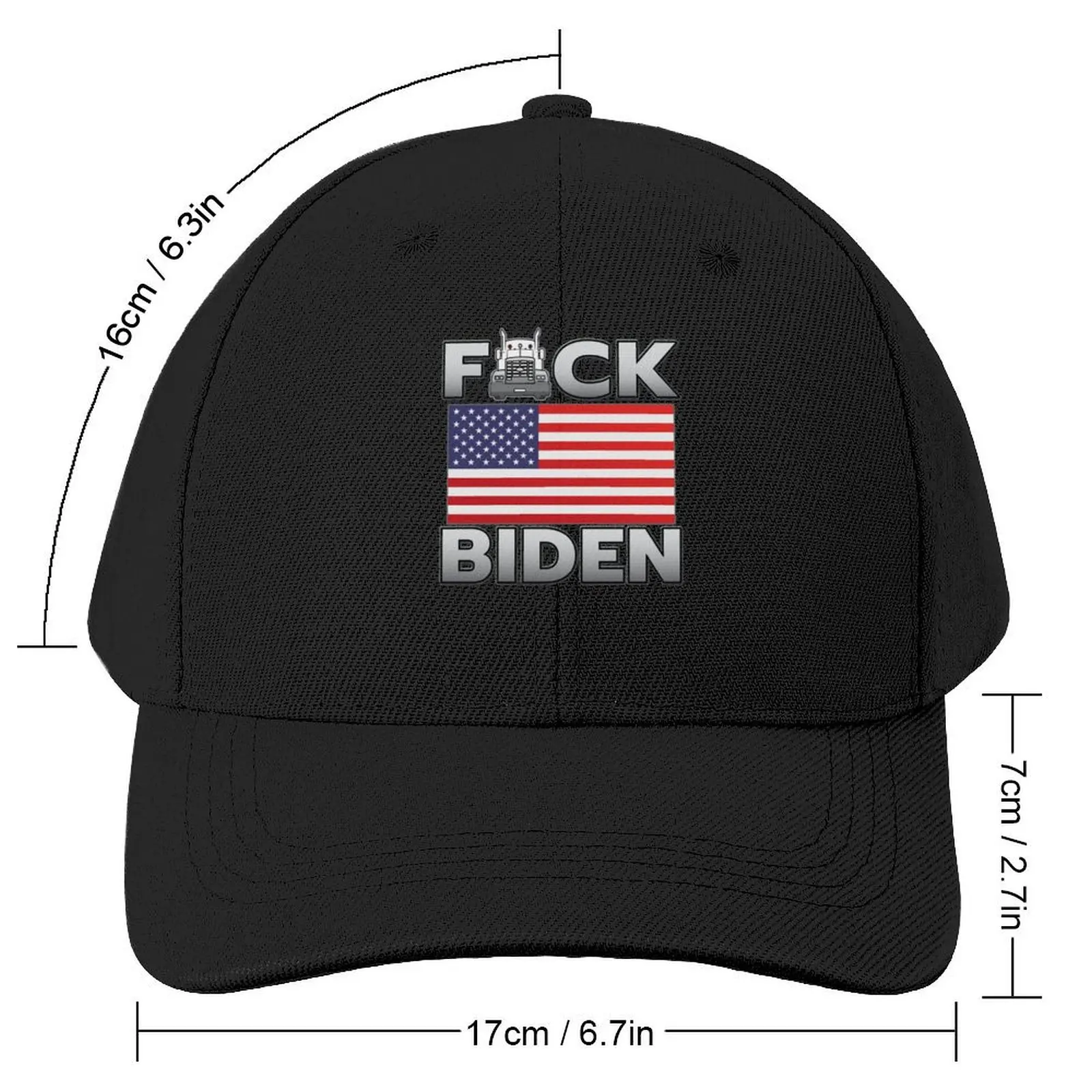 F-CK BIDENFREEDOM CONVOY - TRUCKERS FOR FREEDOM - USA FREEDOM CONVOY 2022 TRUCKERS GRAY LETTERS Baseball Cap