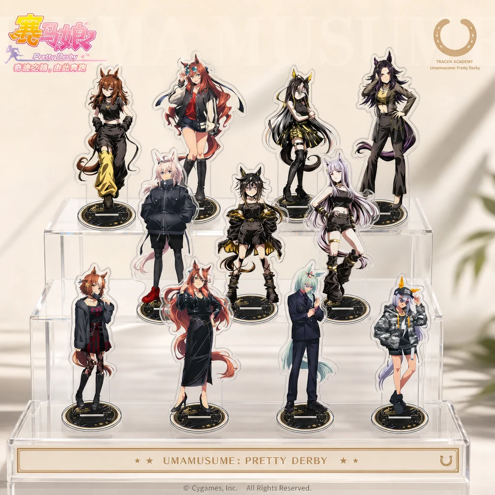 Horse Racing Anime Uma Musume Pretty Derby Acrylic Stand Tokai Teio Oguri Cap Special Week Clear Figure Collect Gift  keychain