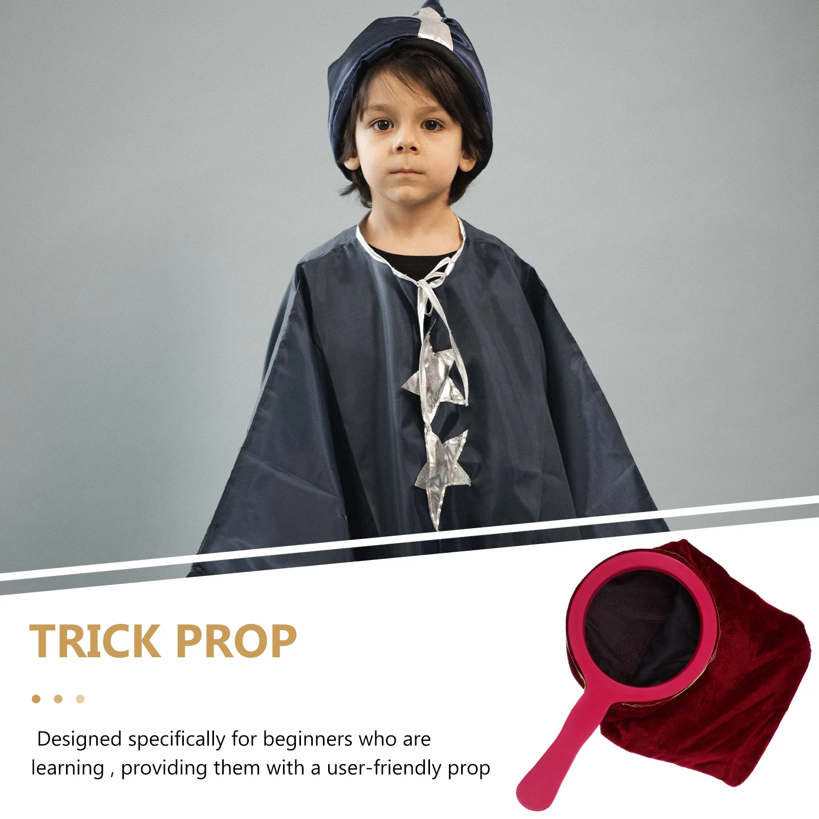 

2pcs Trick Bags Appear Disappear Pouches With Zipper Stage Performance Props For Beginners Change Bag Tricks