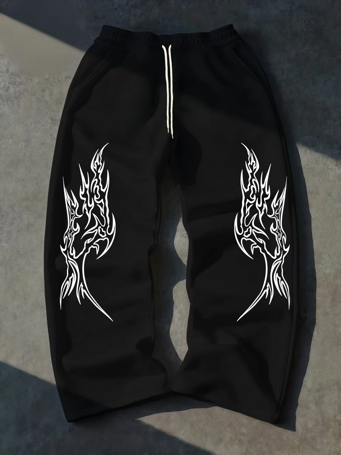 Men's/Kids Gothic Print Casual Jogging Sport Pants Multifunctional Couple Pants Fashion Hip Hop Pants Comfortable Sport Pants